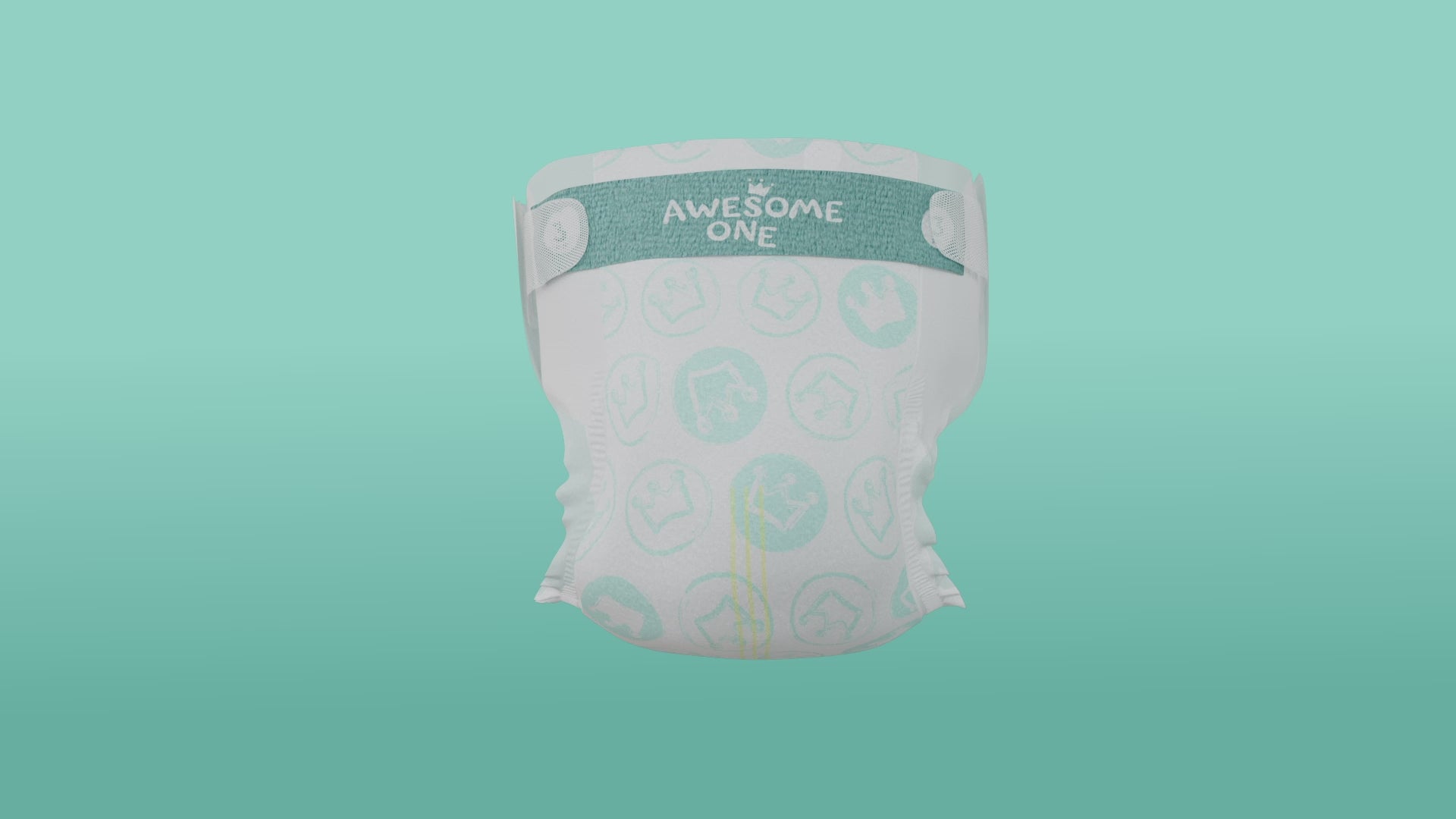 Awesome One Ultra Soft Light Absorbent Baby Nappy Nappies Diaper